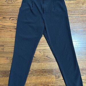 Uniqlo women’s Blue Pinstripe Pants
